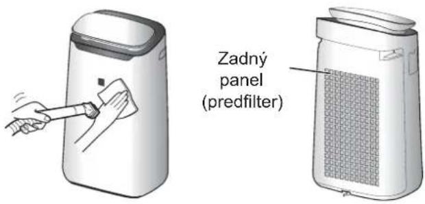 SHARP FPJ80EUW - HLAVNÁ JEDNOTKA / ZADNY PANEL (predfilter) - 1