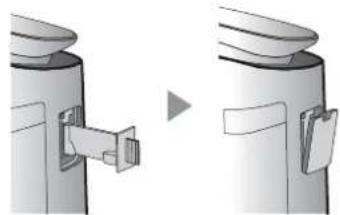 SHARP FPJ60EUW - Insert the unit holder in the Main Unit, and install the unit cover. - 1
