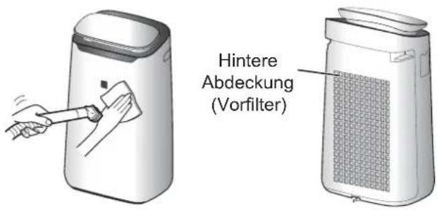 SHARP FPJ60EUW - HAUPTGERÄT/HINTERE ABDECKUNG (Vorfilter) - 1