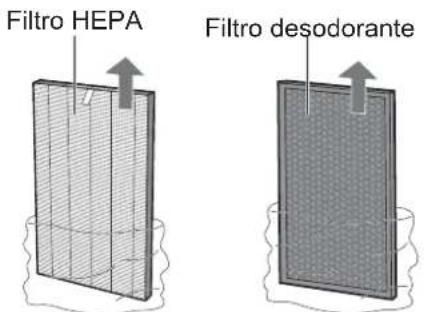 SHARP FPJ60EUW - Saque cada filtro de su bolsa de plástico. - 1