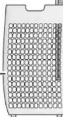 SHARP FPJ40EUW - Hintere Abdeckung(Vorfilter) - 1