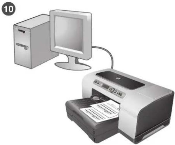 HP Business Inkjet 2800DT - Collegamento a una rete con fili: - 2