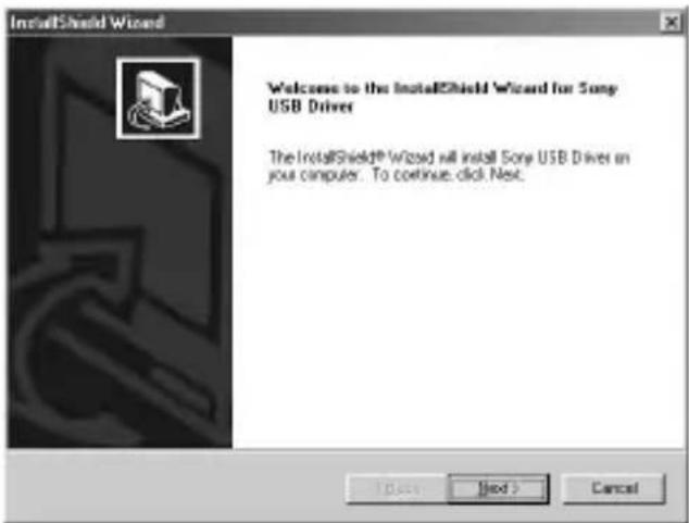 SONY MSACUS1A - Click "Next." - 1