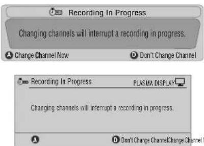 PIONEER PDP4271HD - While recording is in progress - 2