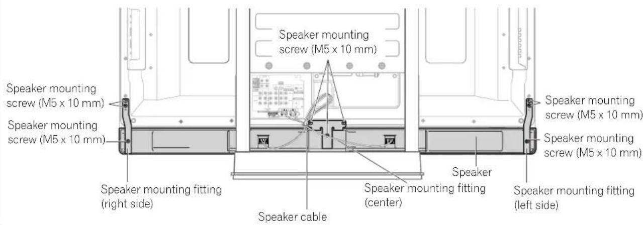 PIONEER PDP4271HD - PDP-5072HD/PDP-5071HD/PDP-5070HD with the speaker installed (with the PIONEER table top stand) - 1