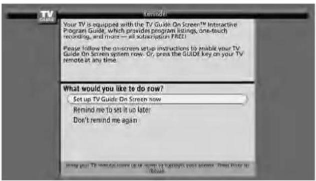 PIONEER PDP4271HD - Reminder Screen - 1