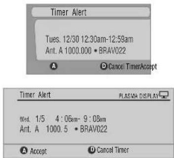 PIONEER PDP4271HD - Setting program reminders - 7