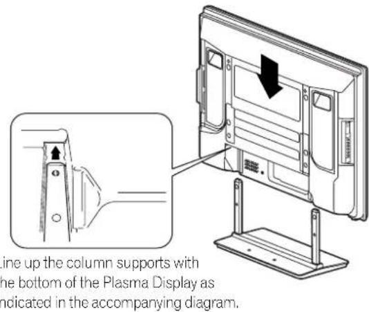 PIONEER PDP4271HD - Attaching the stand again - 1