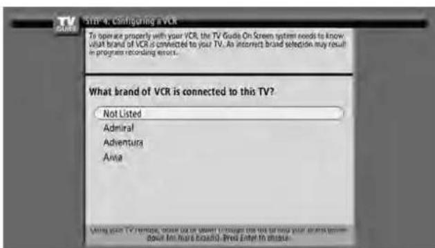 PIONEER PDP4271HD - Screen 10: VCR Brand Name - 1