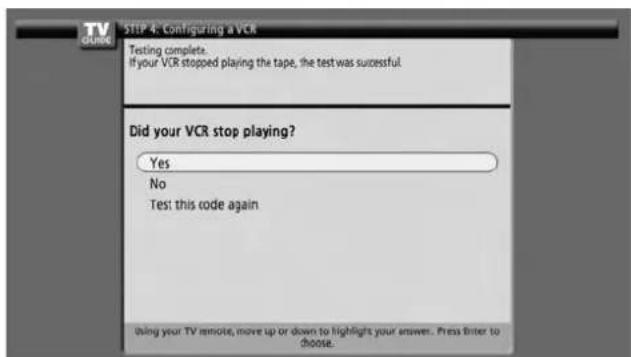 PIONEER PDP4271HD - Screen 13: Did your VCR stop playing? - 1