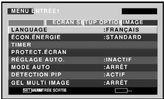 PIONEER PDP427CMX - Réglage de l'écran de mémo (GEL MULTI IMAGE) - 4