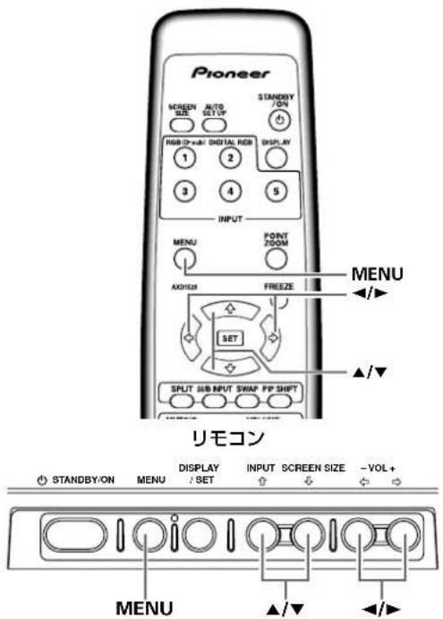 PIONEER PDP427CMX - オービターを設定する - 1