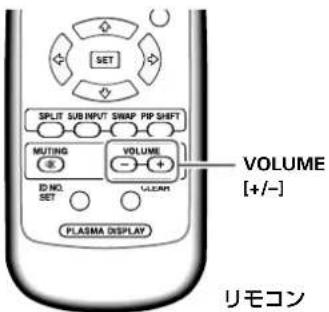 PIONEER PDP427CMX - 音量を調整する - 2