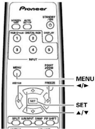 PIONEER PDP427CMX - Commutation d'entrée automatique (MODE AUTO) - 1