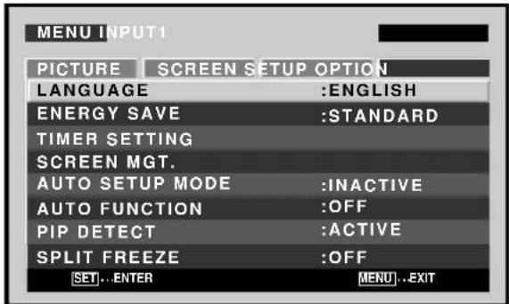 PIONEER PDP427CMX - Setting the subscreen mode (PIP DETECT) - 4