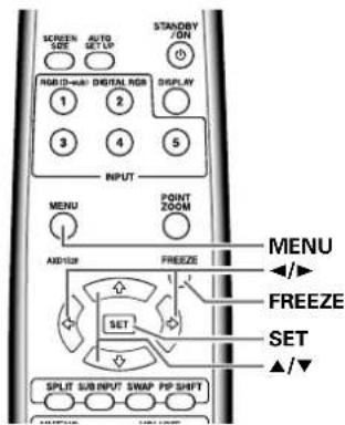 PIONEER PDP427CMX - Réglage de l'écran de mémo (GEL MULTI IMAGE) - 1