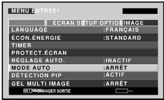 PIONEER PDP427CMX - Commutation d'entrée automatique (MODE AUTO) - 4