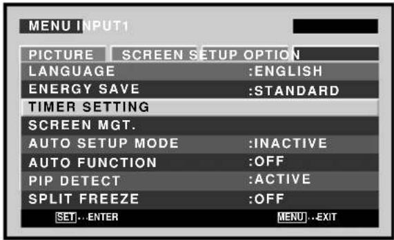 PIONEER PDP427CMX - Setting the PRESENT TIME - 5