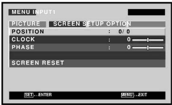 PIONEER PDP427CMX - Adjusting screen POSITION, CLOCK, and PHASE - 4