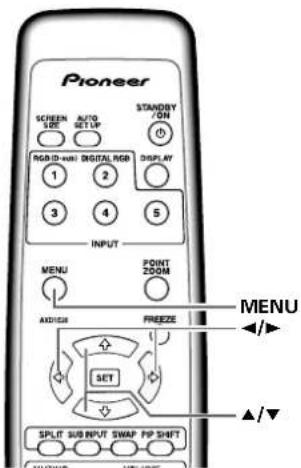 PIONEER PDP427CMX - Setting the SOFT FOCUS - 1