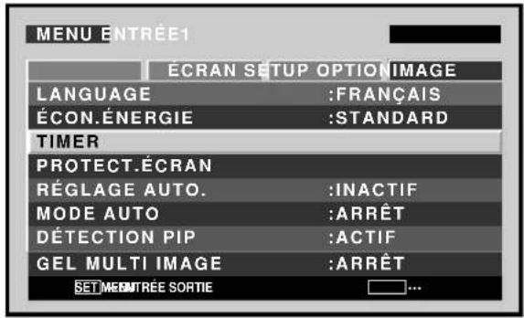 PIONEER PDP427CMX - Activation de la minuterie - 5