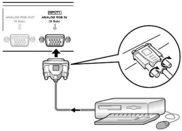 PIONEER PDP427CMX - INPUT1への接続 - 1
