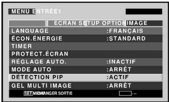 PIONEER PDP427CMX - Réglage du mode de sous-écran (DÉTECTION PIP) - 4