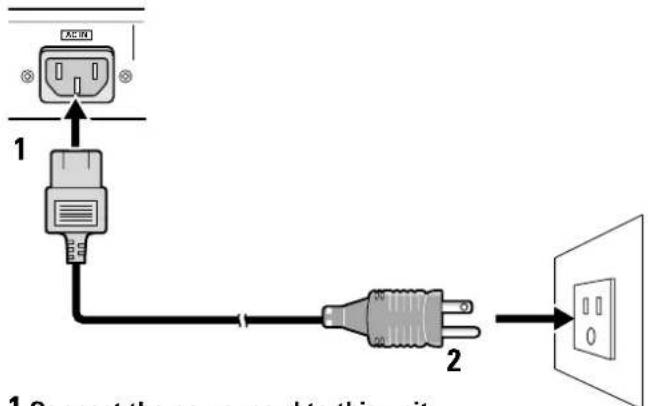 PIONEER PDP427CMX - Power cord connection - 1