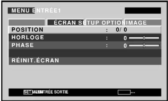 PIONEER PDP427CMX - Utilisez les touches ▲/▼ pour sélectionner le paramètre à régler puis appuyez sur la touche SET. - 1