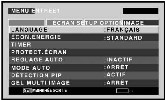 PIONEER PDP427CMX - Réglage du mode de sous-écran (DÉTECTION PIP) - 3