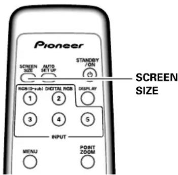 PIONEER PDP427CMX - Choix d'un format d'image - 1