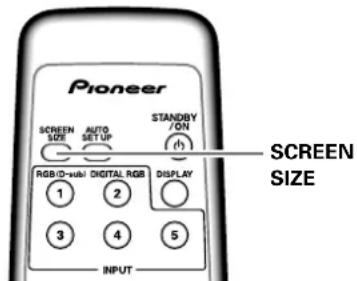 PIONEER PDP427CMX - 画面サイズの切り換え - 1