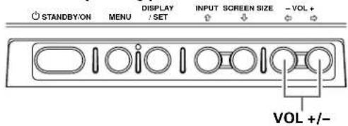 PIONEER PDP427CMX - Adjusting sound volume - 1