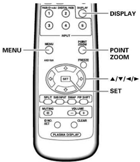 PIONEER PDP427CMX - 画面を部分的に拡大する (POINT ZOOM) - 1