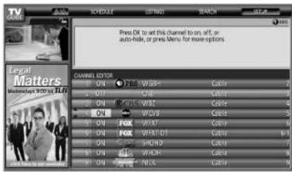 PIONEER PDP4280HD - Changing the channel display settings - 2