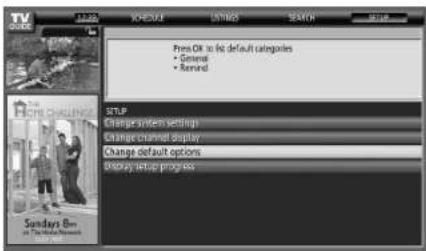 PIONEER PDP4280HD - Cambio de las options predeterminadas - 1