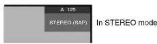 PIONEER PDP4280HD - When receiving STEREO + SAP sound signals - 1