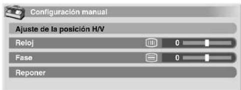 PIONEER PDP4280HD - Ajustes manuales de las posiciones deImagen y reloj (fuente PC solamente) - 1
