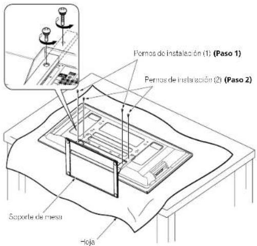 PIONEER PDP4280HD - Extracción del soporte - 2