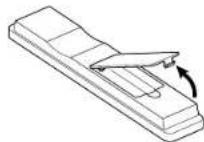 PIONEER PDP4280HD - Inserting batteries - 1
