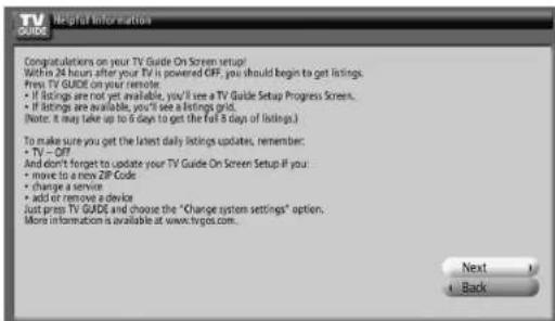 PIONEER PDP4280HD - Configuration du système TV Guide On ScreenTM - 2