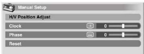 PIONEER PDP4280HD - Manual image position and clock adjustments (PC source only) - 1