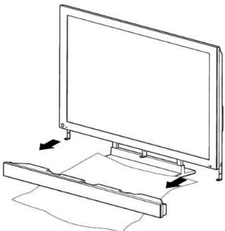 PIONEER PDP4280HD - Detached les enceintes fournies si elles ont déjà été installées. - 1