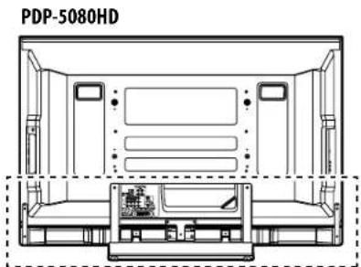 PIONEER PDP4280HD - Part Names - 1