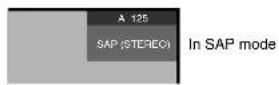 PIONEER PDP4280HD - When receiving STEREO + SAP sound signals - 2
