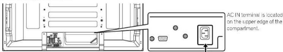 PIONEER PDP4280HD - Plasma display (rear view) - 1