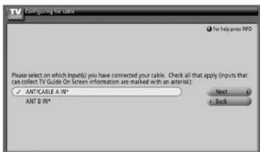 PIONEER PDP4280HD - Screen 4: Which input terminal is the system plugged into? - 1