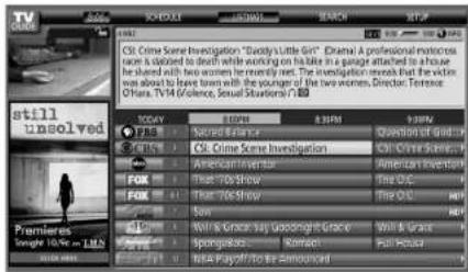 PIONEER PDP4280HD - Press TV GUIDE to display the Listings screen. - 1