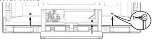 PIONEER PDP4280HD - Attaching speed clamps to the main unit - 1