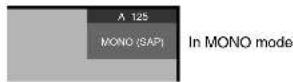 PIONEER PDP4280HD - When receiving MONO + SAP sound signals - 3